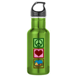 Peace Love Camping Waterfles