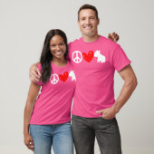 Peace Love Capybara Dierenvriend Capybara T-shirt (Unisex)