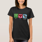 Peace Love Capybaras T-shirt (Voorkant)
