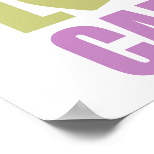 Peace Love Cardio Poster (Hoek)