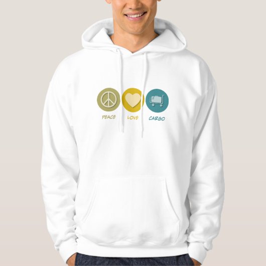 Peace Love Cargo Hoodie (Voorkant)