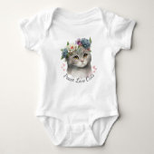 Peace Love Cats Bodysuit (Voorkant)