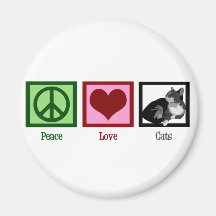 Peace Love Cats Cute