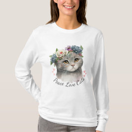 Peace Love Cats T-shirt