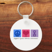 Peace Love CF Sleutelhanger (Voorkant)