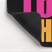 Peace Love Cheer Mousepad Muismat (Hoek)