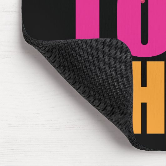 Peace Love Cheer Mousepad Muismat (Hoek)