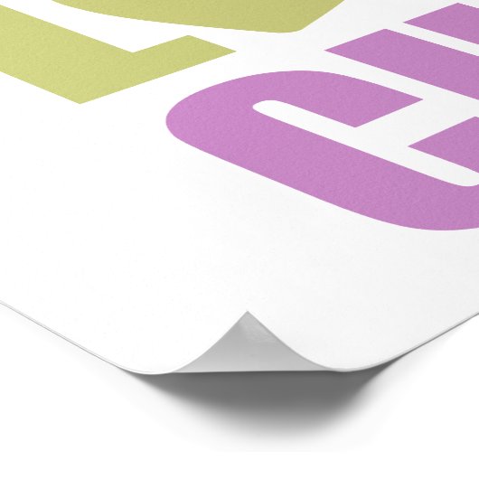 Peace Love Cheer Poster (Hoek)