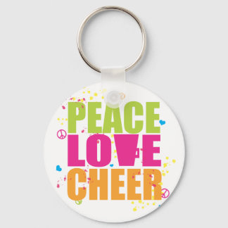 Peace Love Cheer Sleutelhanger