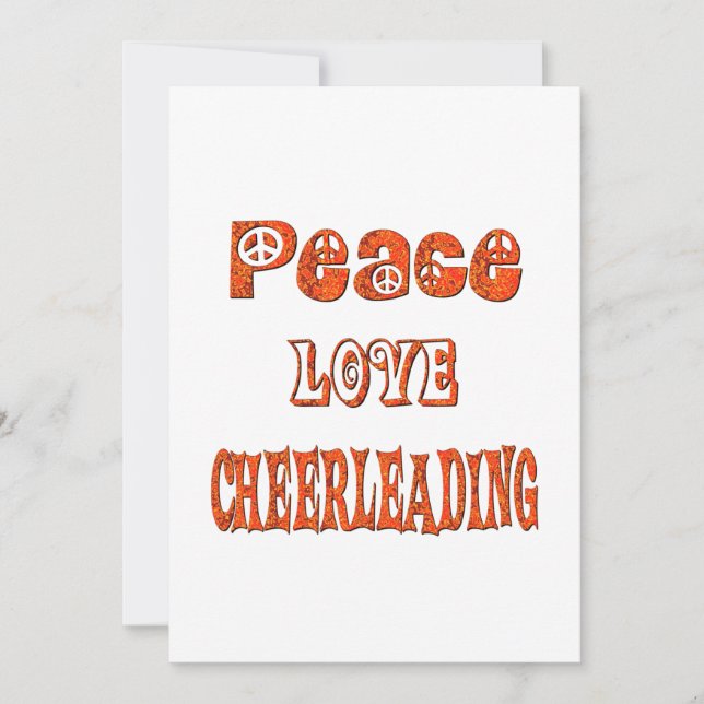 Peace Love Cheerleading (Voorkant)