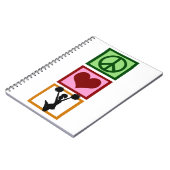 Peace Love Cheerleading Notitieboek (Linkerzijde)