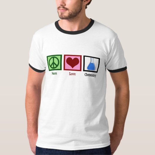 Peace Love Chemistry T-shirt (Voorkant)