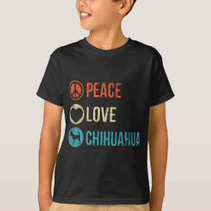 Peace Love Chihuahua Hondenliefhebber Pet Owner Gi T-shirt
