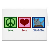 Peace Love Chinchillas (Voorkant Horizontaal)