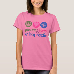 Peace Love & Chiropractic Tie Dye T-Shirt