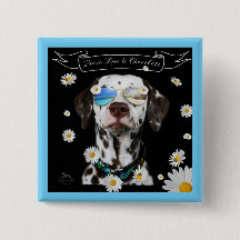 Peace Love Chocolate Dalmatian