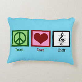 Peace Love Choir Decoratief Kussen