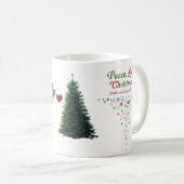 Peace Love Christmas Classic Mug – Simple Words Koffiemok (Voorkant rechts)