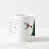 Peace Love Christmas Classic Mug – Simple Words Koffiemok (Voorkant links)