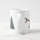 Peace Love Christmas Dove Mug – Specialty Jumbo  Grote Koffiekop (Achterkant)