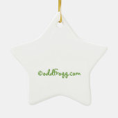 Peace Love Cincinnati USA Keramisch Ornament (Achterkant)