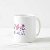 Peace Love CNS Nurse Koffiemok (Voorkant rechts)
