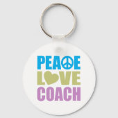 Peace Love Coach Sleutelhanger (Voorkant)