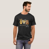 Peace Love Cocker Spaniel Hondenliefhebbers T-shirt (Voorkant volledig)