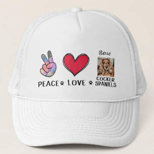 Peace Love Cocker Spaniels Hondenliefhebber Trucke Trucker Pet