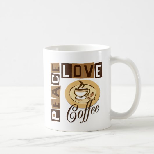 PEACE LOVE COFFEE KOFFIEMOK (Rechts)
