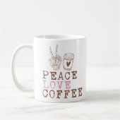 Peace Love Coffee Koffiemok (Links)