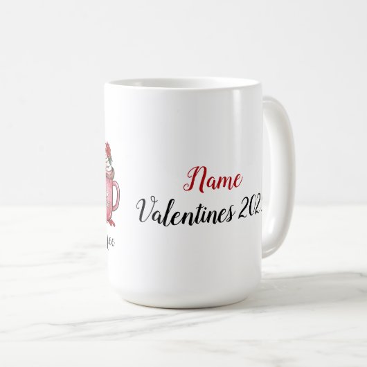 Peace Love Coffee - Mok (Voorkant rechts)