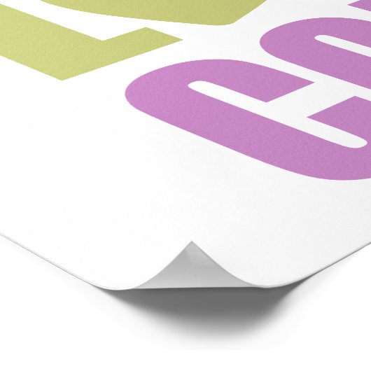 Peace Love Coffee Poster (Hoek)