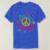 Peace Love Coffee T-shirt (Design voorkant)