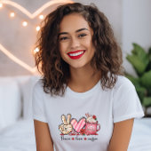 Peace Love Coffee, Valentijn T-shirt
