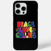 Peace Love Collies mobiele telefoon gevallen Case-Mate iPhone Case (Achterkant)