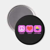 Peace Love Colombia Magneet (Voorkant / Achterkant)