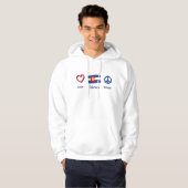 Peace Love Colorado Hoodie (Voorkant volledig)