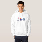 Peace Love Colorado Hoodie (Voorkant volledig)