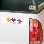 Peace Love Community Theater Bumpersticker (Op Truck)