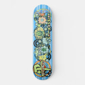 Peace-Love-Compassion-Kanji - - - Persoonlijk Skateboard (Voorkant)