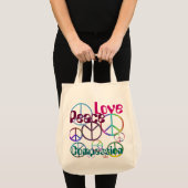 Peace Love Compassion-Tas Tote Bag (Voorkant (product))