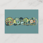 Peace Love Compastion Visitekaartje (Achterkant)