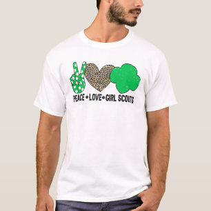 Peace Love Cookie Scout for Girls Bakery Cookie Se T-shirt