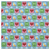 Peace Love Corgis Stof (Swatch)