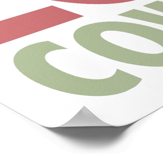 Peace Love Cowbells Poster (Hoek)