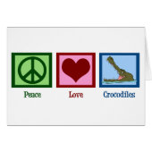 Peace Love Crocodiles (Voorkant Horizontaal)