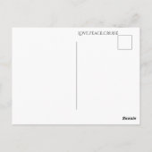 Peace Love Cruise Ansichtkaart Briefkaart (Achterkant)
