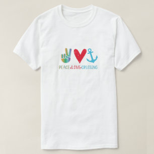 Peace Love Cruise, Cruise Gift Cruise T-shirt