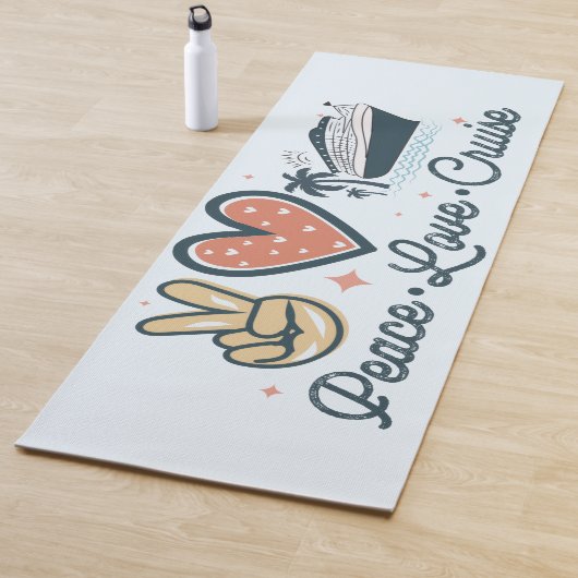 Peace Love Cruise – Inspirerend Yogamat (In situ)